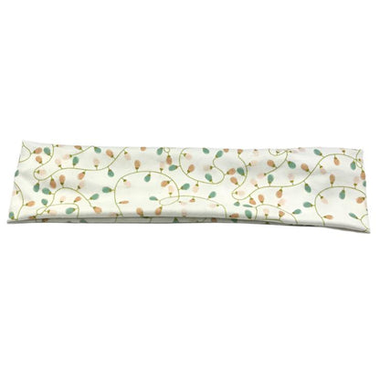 White Lights Christmas Headband Enchanted Scrunch