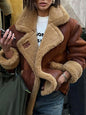 Cozy Cowgirl Lamb's Wool Casual Jacket – Stylish & Comfortable for Cowgirls Country in My Heart