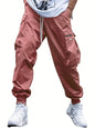 Men’s Multi‑Pocket Drawstring Cargo Pants FitiqueFit