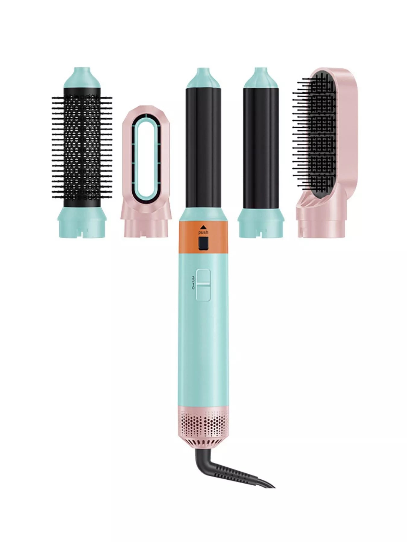 5-in-1 Interchangeable Curling Iron Wand Set New Era Fashion LLc
