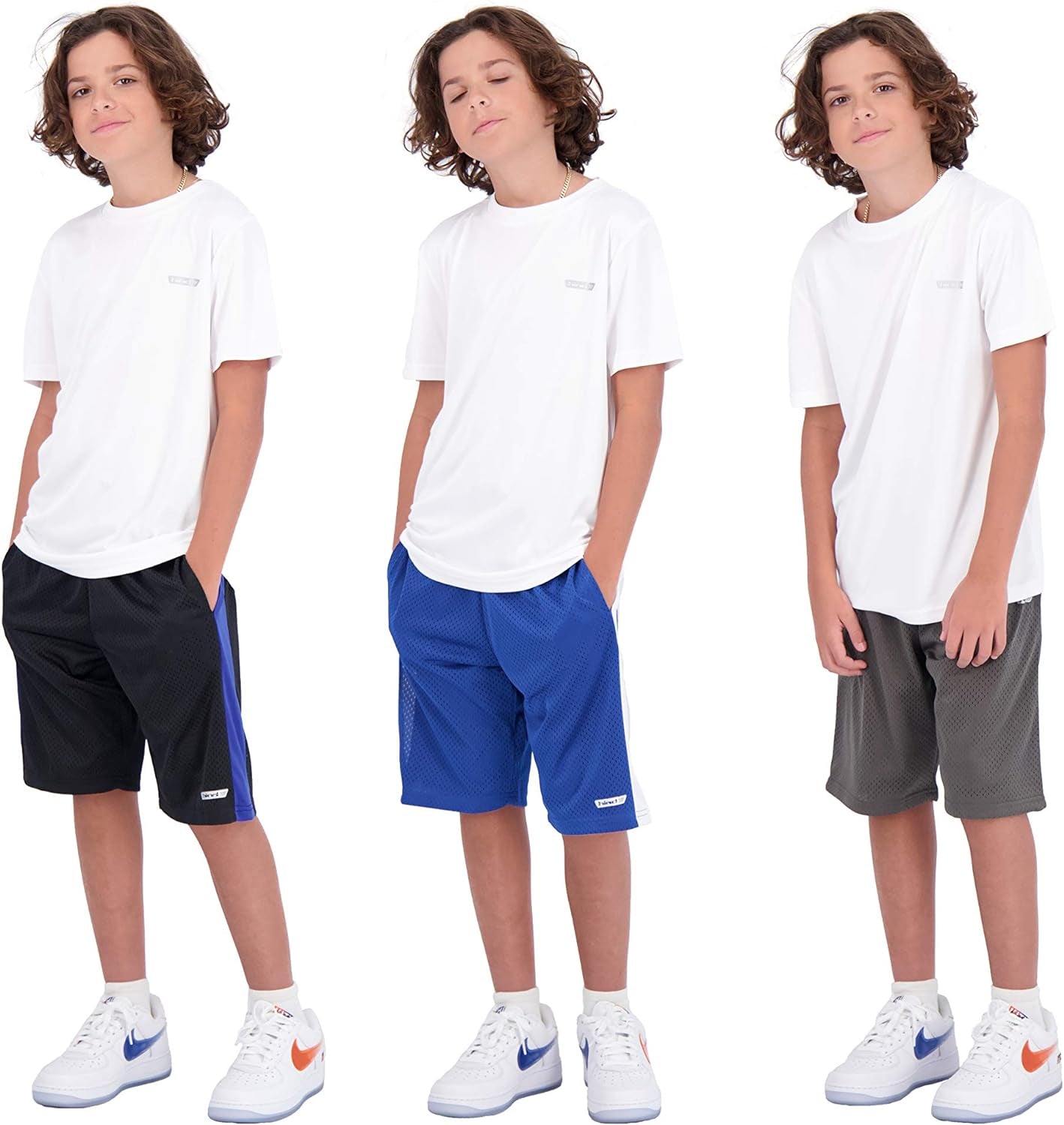Ultimate Comfort and Style: Boys 3-Pack Basketball Shorts for Active Kids