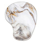 Wrist Mouse Pad Marble Pattern Hand Bowl Tray Mouse Pad Office Wrist Protection Anti-Skid Mouse Pads
