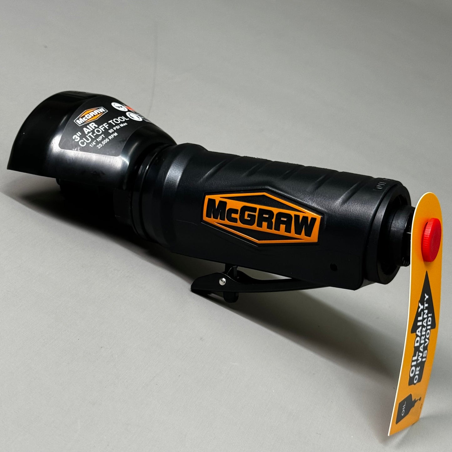 MCGRAW 3" Air Cut-Off Tool 8" x 3 1/2" Black 58690 PayWut