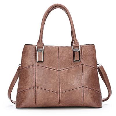 Luxury 3 Piece Leather Tote Set | Genuine Leather Cowgirl Shoulder Bag & Clutch Country in My Heart