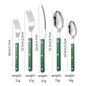 French Rivet ABS Handle Hotel Western Tableware Steak Knife Butter Knife Set