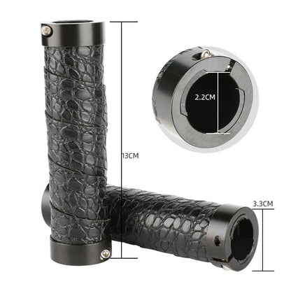 Bicycle Handlebar Cover Double-Sided Locking Grip Anti-Skid Wear-Resistant Texture Handlebar Cover Bicycle Accessories