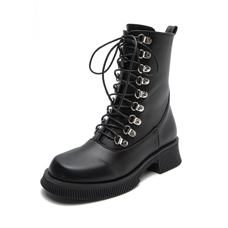 Black Knight Lace-Up Boots Country in My Heart