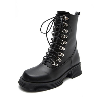 Black Knight Lace-Up Boots Country in My Heart