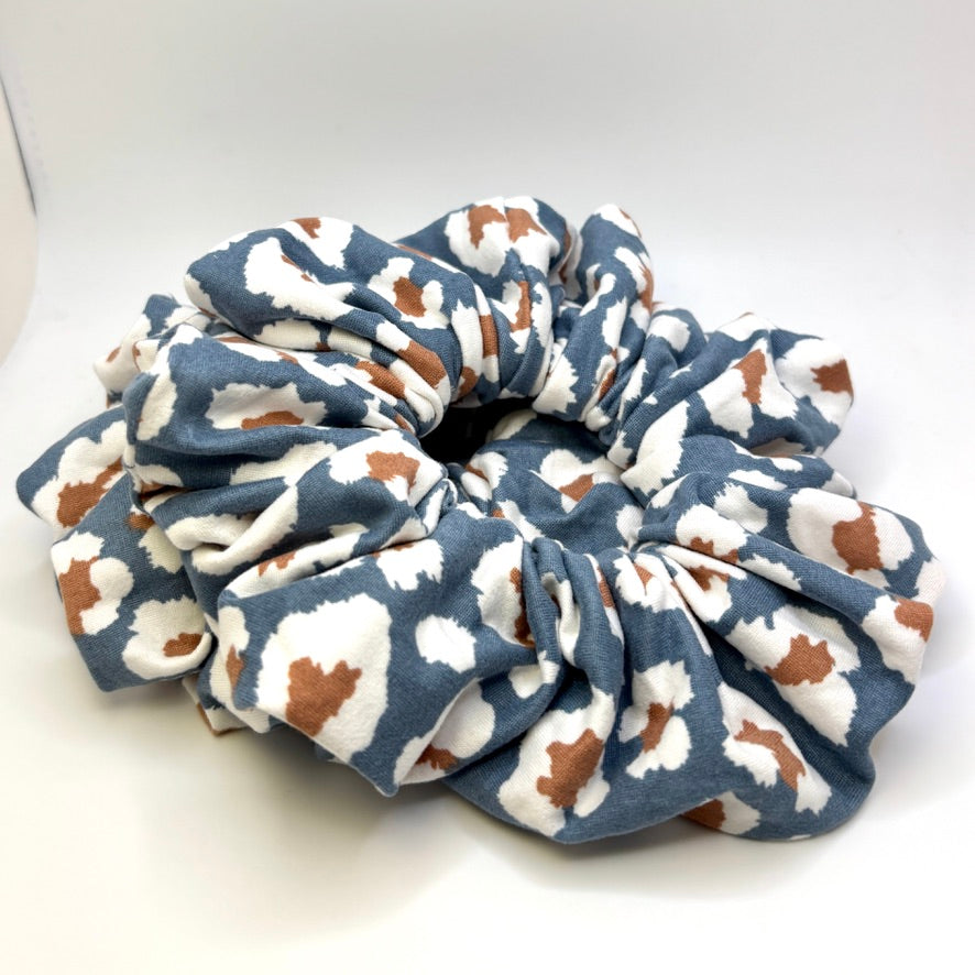 Blue Cheetah Scrunchie Enchanted Scrunch