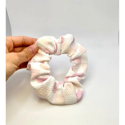Mini Pink Checkered Bullet Scrunchie Enchanted Scrunch