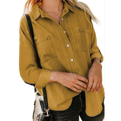 SilkSoft Loose Fit Denim Shirt Country in My Heart