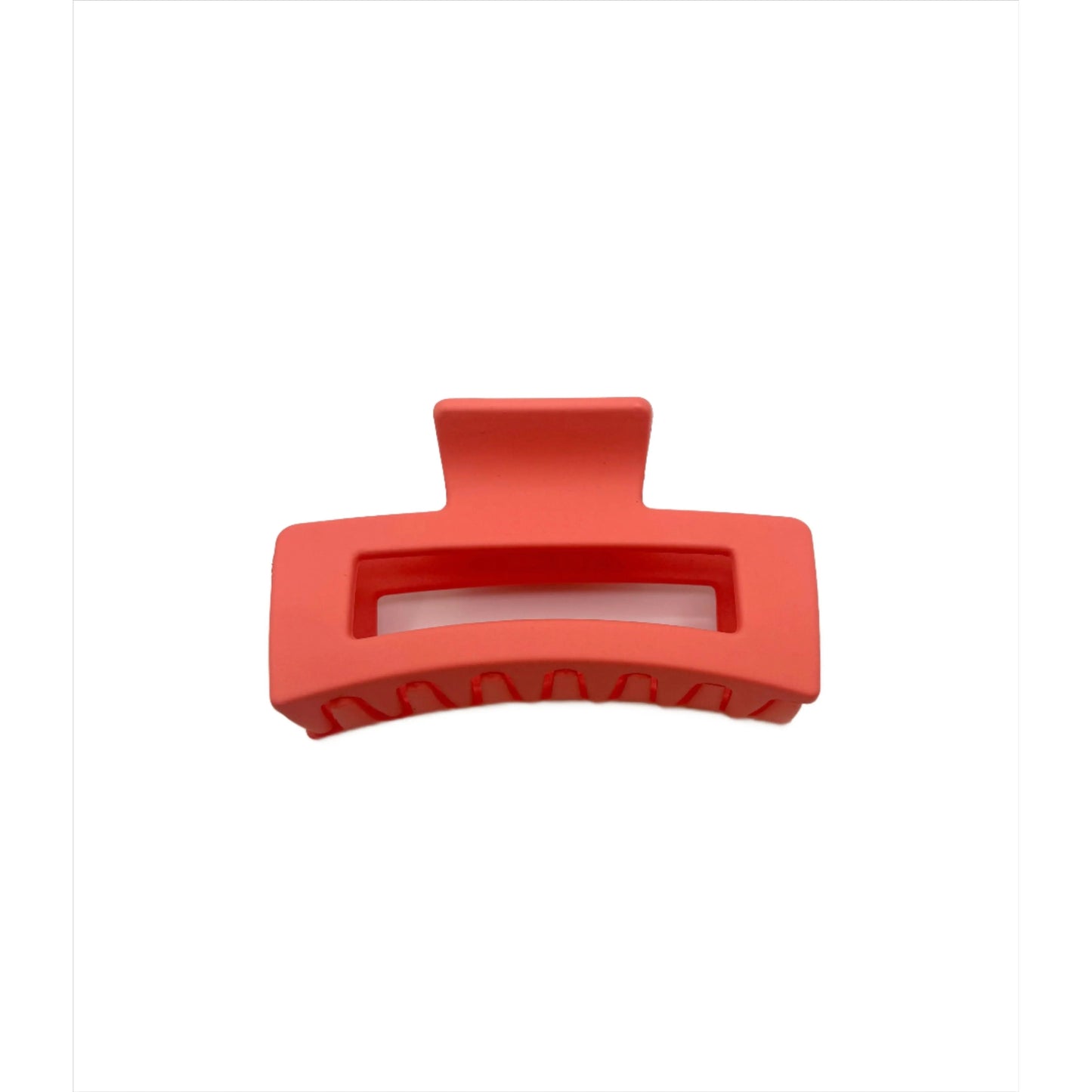 Salmon Pink Claw Clip Enchanted Scrunch