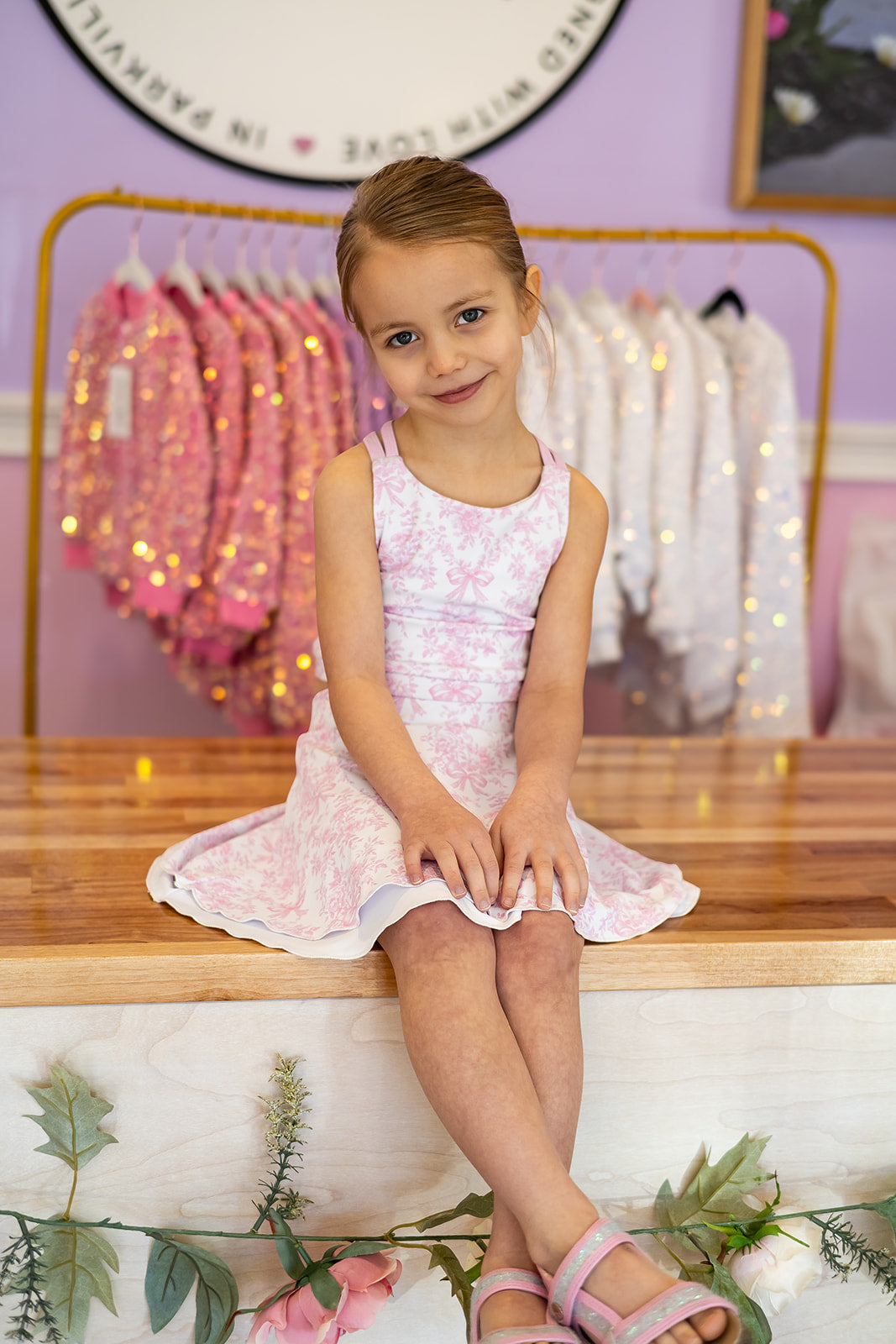 LuxeBloom Skort - Pretty in Pink Always In Bloom Clothing Co