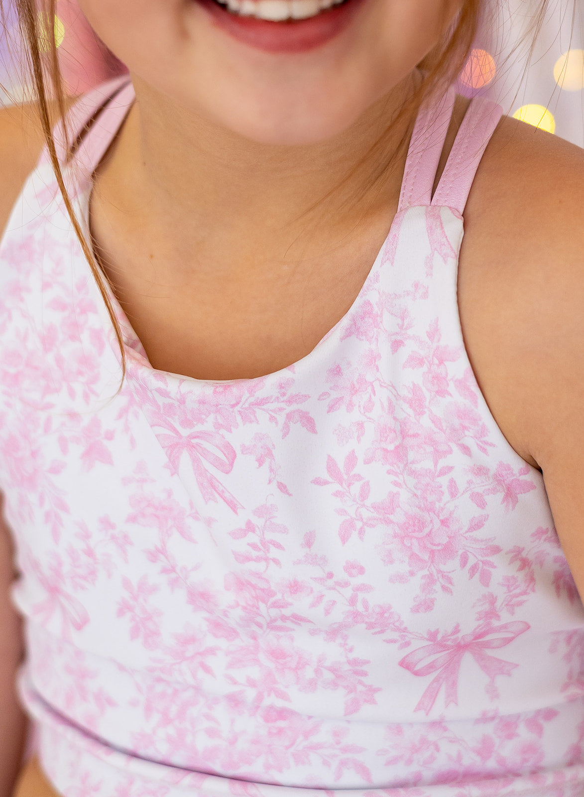 LuxeBloom Longline Tank - Pretty in Pink Always In Bloom Clothing Co