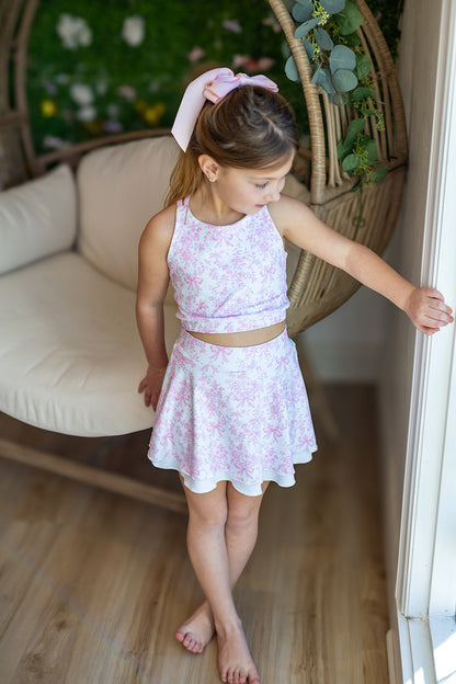 LuxeBloom Skort - Pretty in Pink Always In Bloom Clothing Co