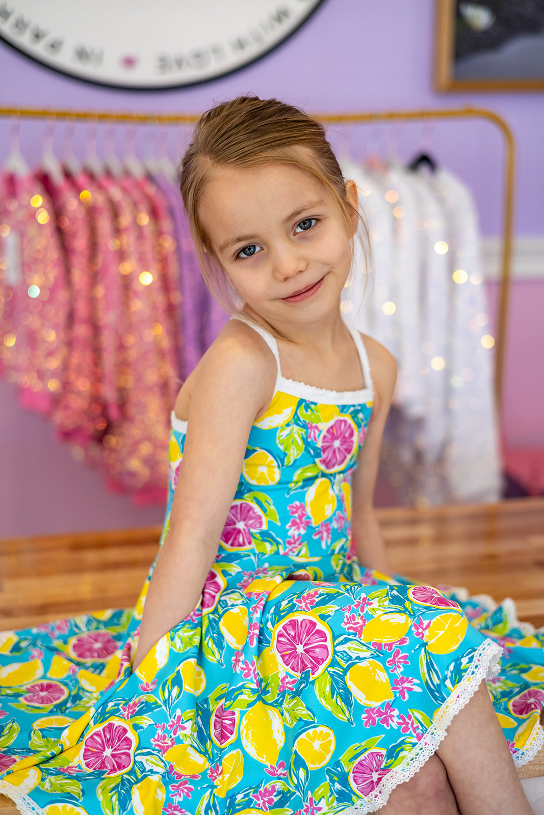 Molly Athleisure Dress - Lemon Zest Always In Bloom Clothing Co