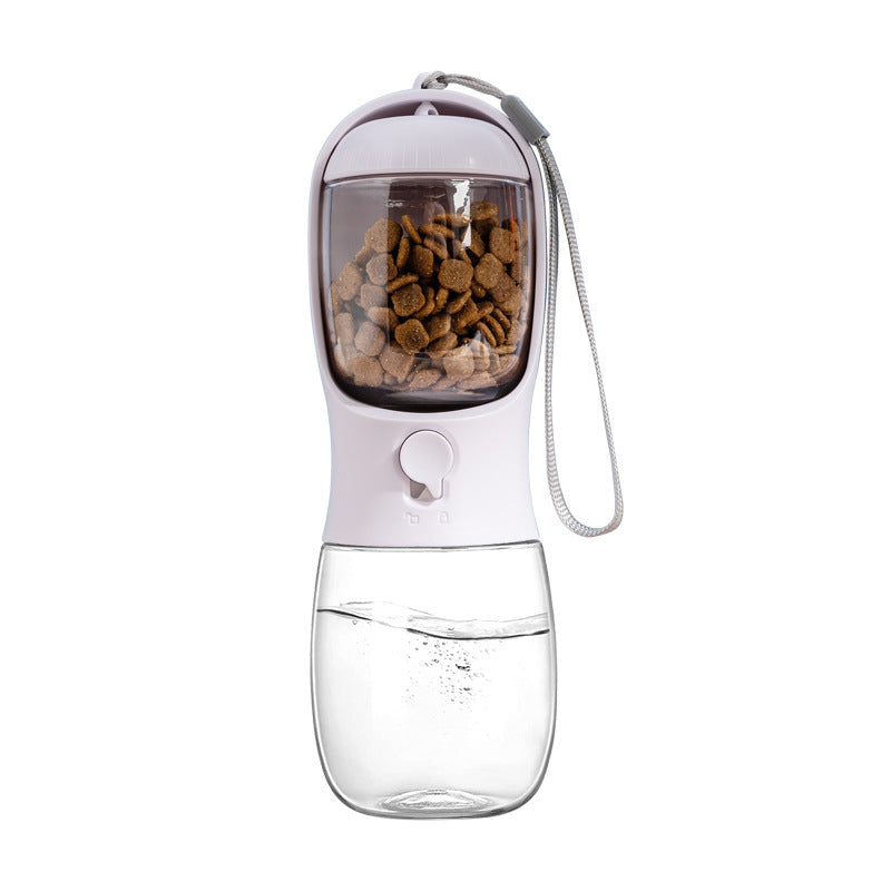 Portable Water Bottle For Dogs with Food Container ViralGalleria.com