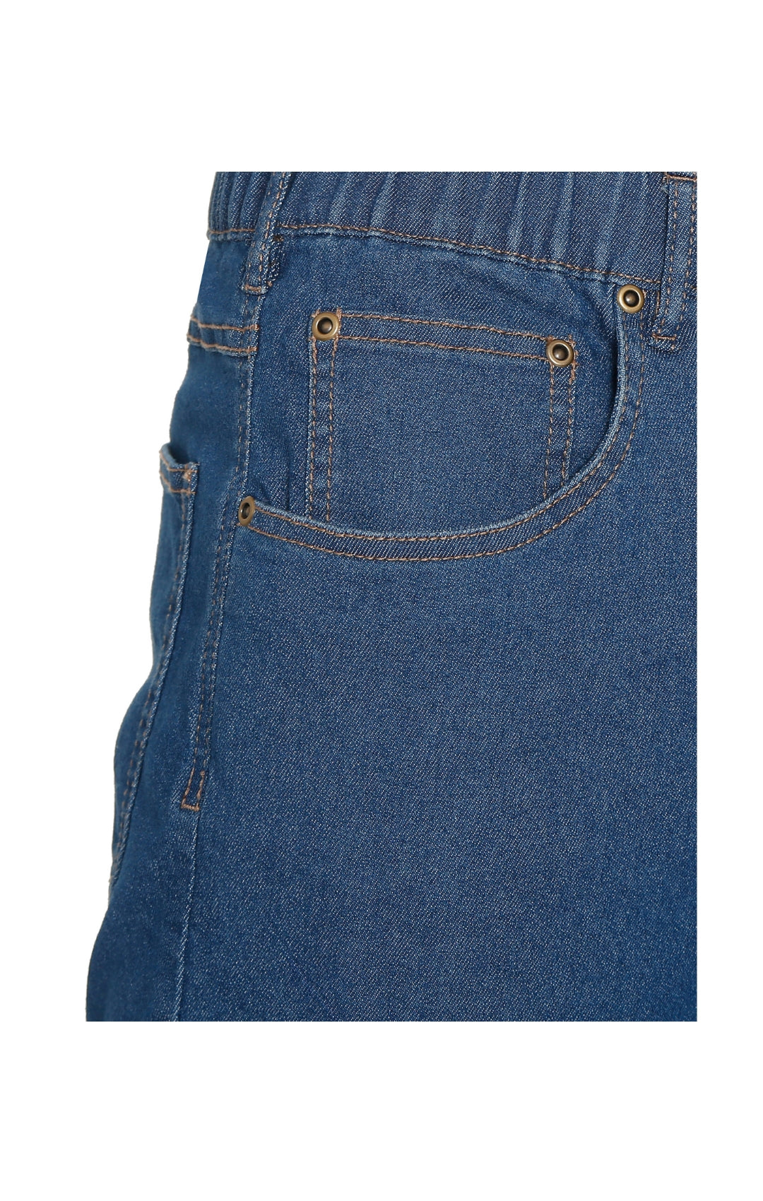 Men’s Lightweight Casual Elastic Waist Pull-On Jeans – Denim & Twill Pants with Easy Fit TURTLE BAY APPAREL