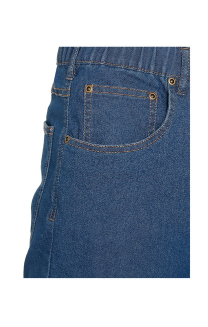 Men’s Lightweight Casual Elastic Waist Pull-On Jeans – Denim & Twill Pants with Easy Fit TURTLE BAY APPAREL