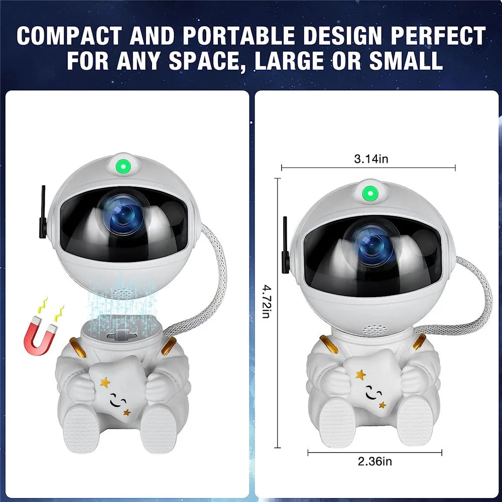 Star Projector Sitting Astronaut Galaxy Night Light ViralGalleria.com