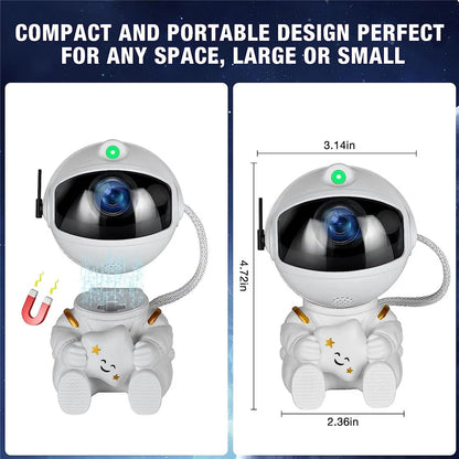 Star Projector Sitting Astronaut Galaxy Night Light ViralGalleria.com