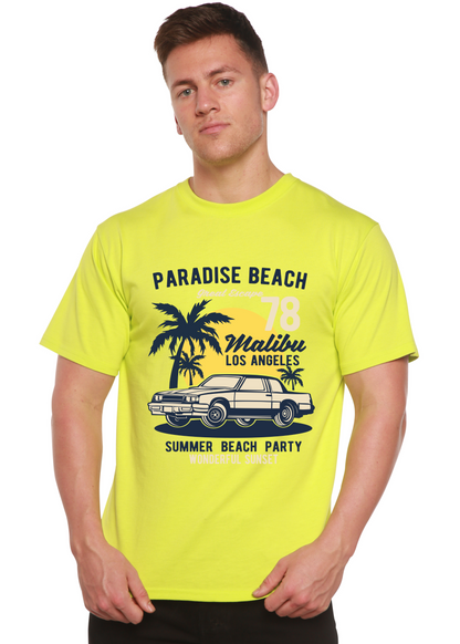Paradise Beach Spun Bamboo® Men's Bamboo Viscose/Organic Cotton Short Sleeve Graphic T-Shirt Spun Bamboo