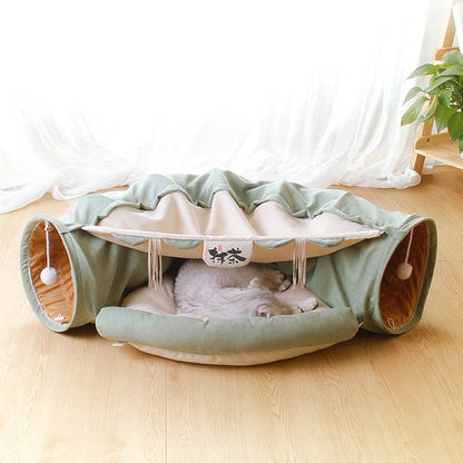 Pet Cats Tunnel Toy Interactive Play Toy ViralGalleria.com