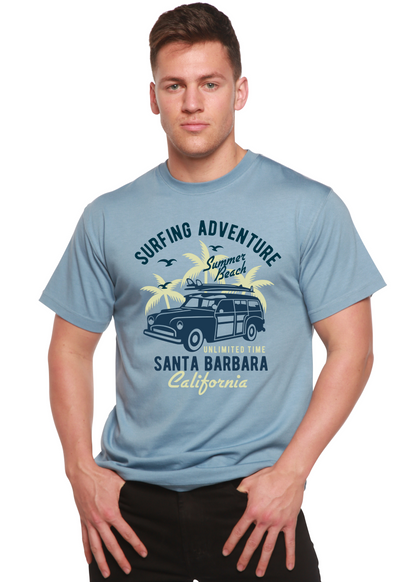 Surfing Adventure Spun Bamboo® Men's Bamboo Viscose/Organic Cotton Short Sleeve Graphic T-Shirt Spun Bamboo