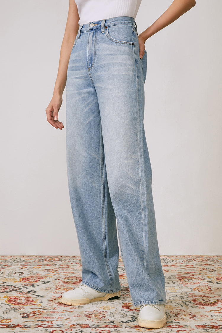 Coney Island Whitefish High Rise Wide Jeans HJ007 Hey Joanie