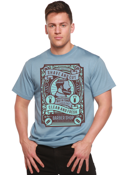 Shave and Cut Spun Bamboo® Men's Bamboo Viscose/Organic Cotton Short Sleeve Graphic T-Shirt Spun Bamboo