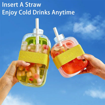 Ice Cube Tray With Straw ViralGalleria.com
