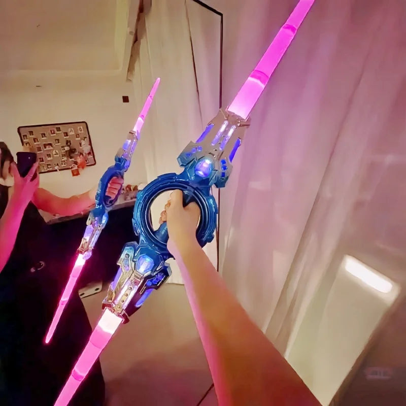 Toy Double Ended Retractable Double Edged Lightsaber ViralGalleria.com