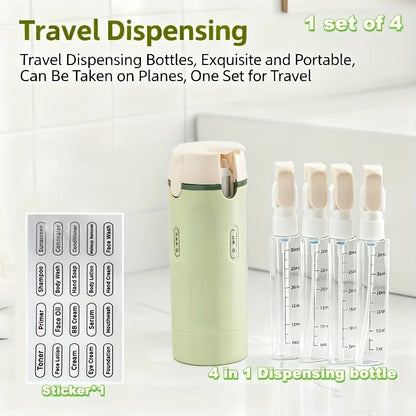 4-in-1 Travel Dispenser Bottle ViralGalleria.com