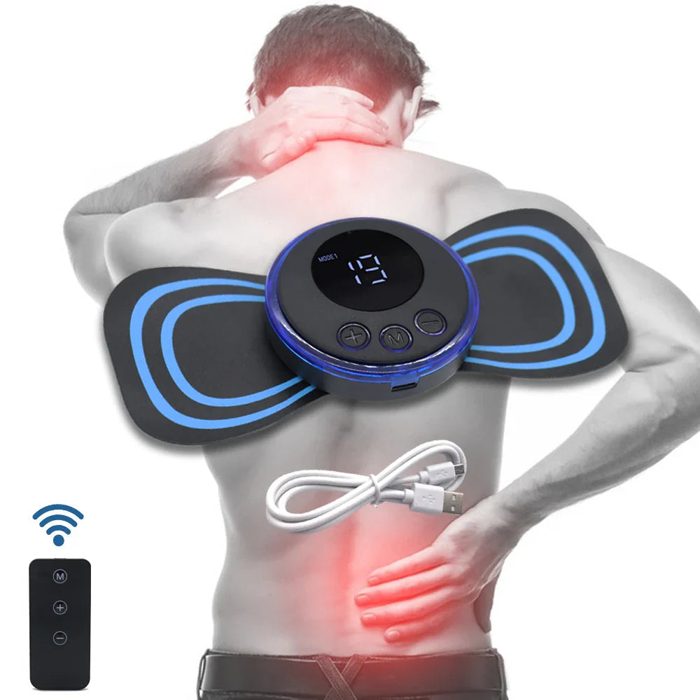 Rechargeable Electric Neck EMS Pulse Massager ViralGalleria.com