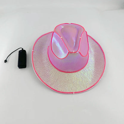 Glowing Neon Cowboy Hat ViralGalleria.com
