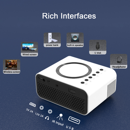 Mini LED Wireless Projector ViralGalleria.com