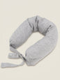 Linen Adjustable Neck Support Travel Pillow