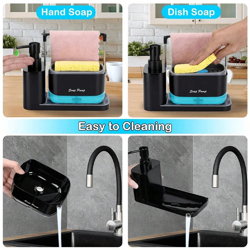 5-in-1 Hand and Dish Soap Dispenser Set ViralGalleria.com