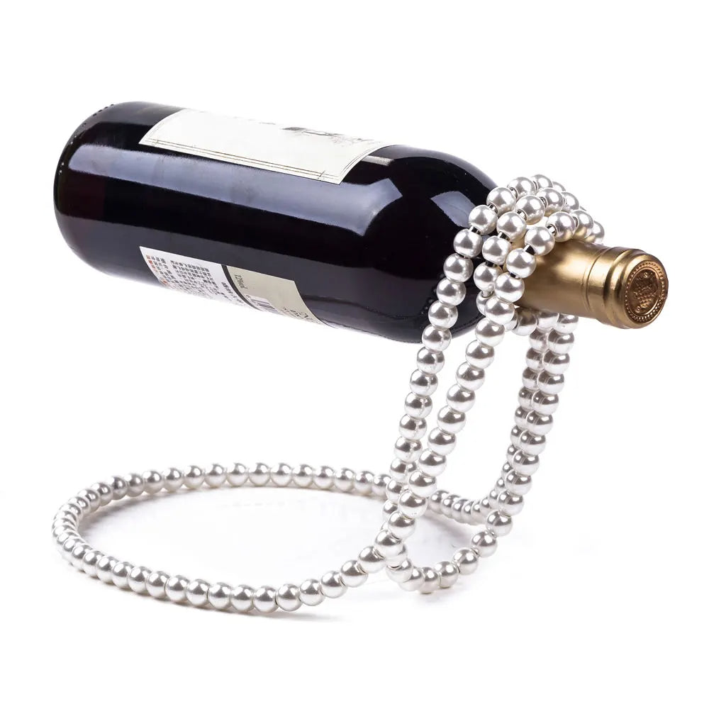 Pearl Chain Floating Wine Holder ViralGalleria.com