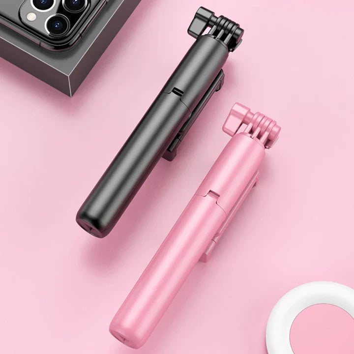 Portable Tripod Selfie Stick With Light ViralGalleria.com