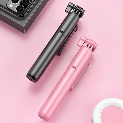 Portable Tripod Selfie Stick With Light ViralGalleria.com