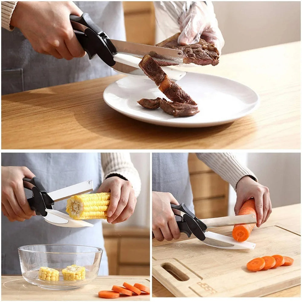 Chop Kitchen Scissors with Cutting Board ViralGalleria.com