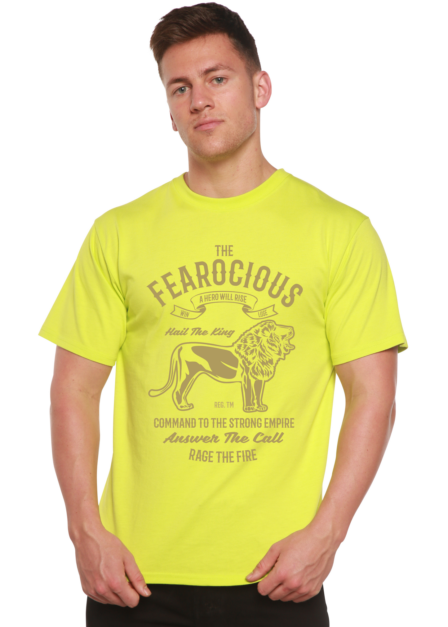 The Fearocious Spun Bamboo® Men's Bamboo Viscose/Organic Cotton Short Sleeve Graphic T-Shirt Spun Bamboo
