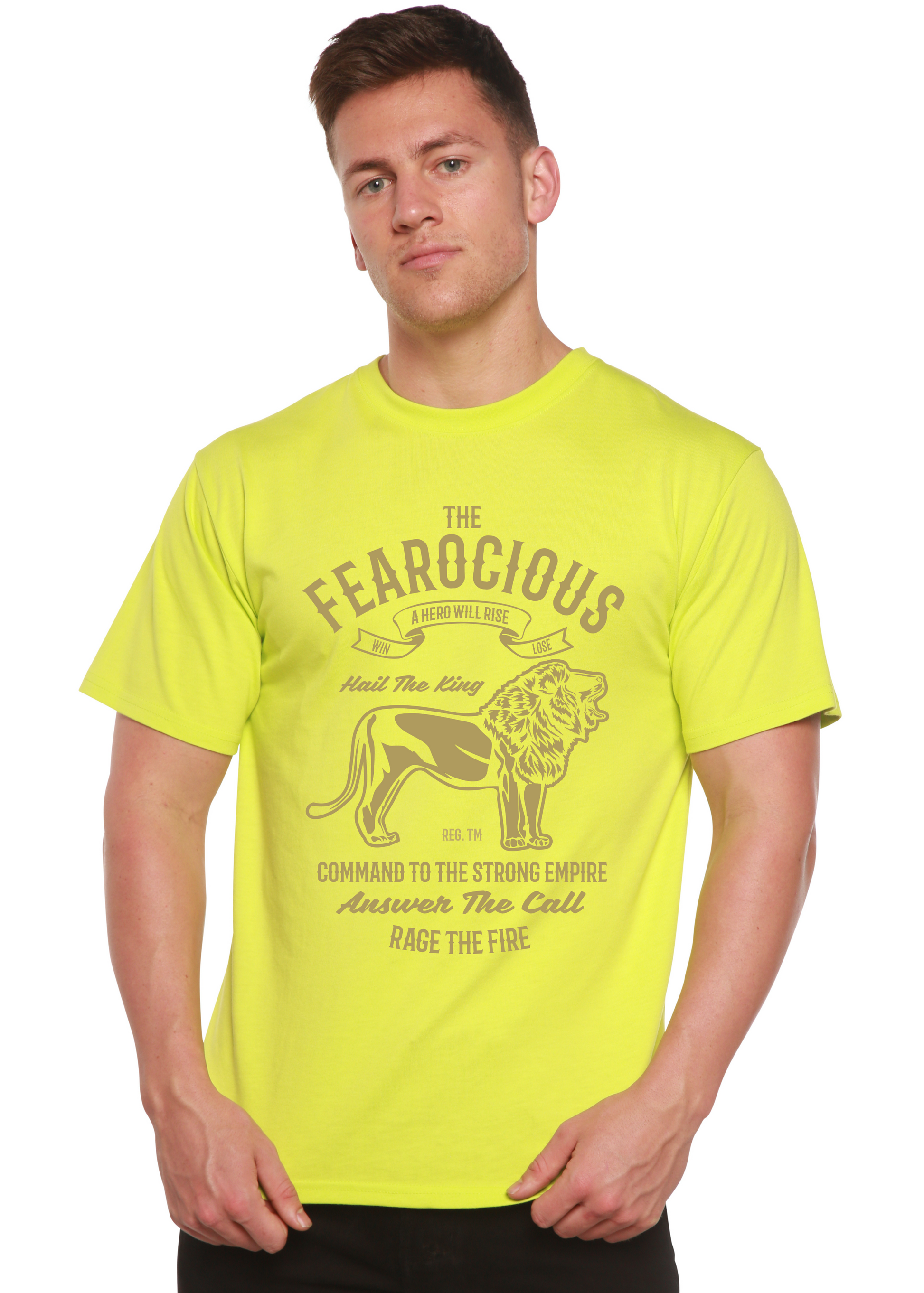 The Fearocious Spun Bamboo® Men's Bamboo Viscose/Organic Cotton Short Sleeve Graphic T-Shirt Spun Bamboo