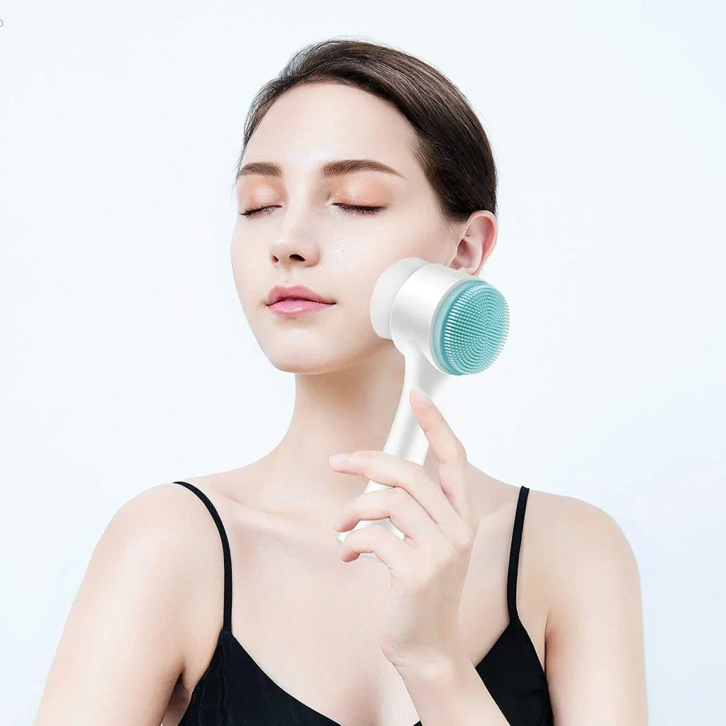 2-in-1 Double-Sided Silicone Face Brush ViralGalleria.com