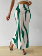 Popular Women's Dress With Zebra Pattern Tight Fitting High Waisted Fish Tail Fashion Skirt Grayceful LLC
