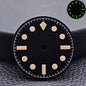 39.5MM Men'S Vintage Case Sapphire Glass FIT NH35 NH36 Movement for Retro Watch Case Watch Strap Watch Accessories
