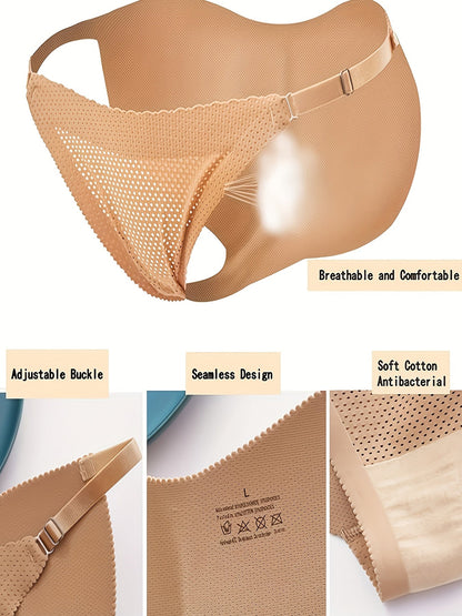Invisible Boost Fake Butt Lifting Bikini Panties for Women – Ultra-Thin Breathable and Seamless Women's Lingerie for Natural Enhancement and All-Day Comfort Stevvex