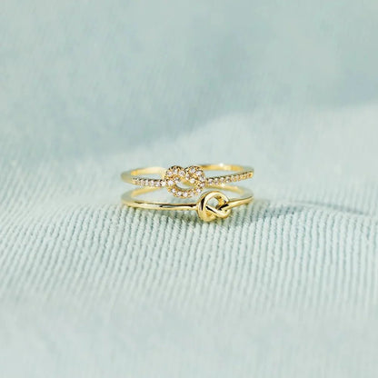 EmberBind Knot Ring Ivory Embers