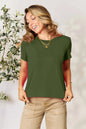 Basic Bae Full Size Round Neck Short Sleeve T-Shirt West2East Surf